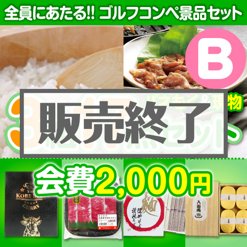 ＜販売終了＞【ゴルフコンペ賞品17点セット】3組12名様：会費2,000円（全員に当たる！）Bコース