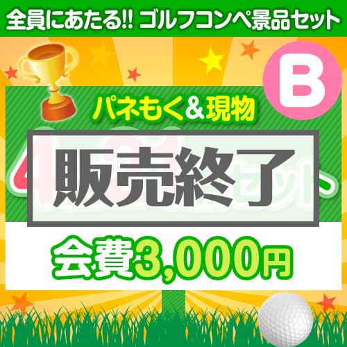 ＜販売終了＞【ゴルフコンペ賞品21点セット】4組16名様：会費3,000円（全員に当たる！）Bコース