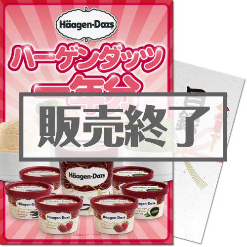 ＜販売終了＞【パネもく！】ハーゲンダッツアイスクリーム　一年分（A4パネル付）[当日出荷可]