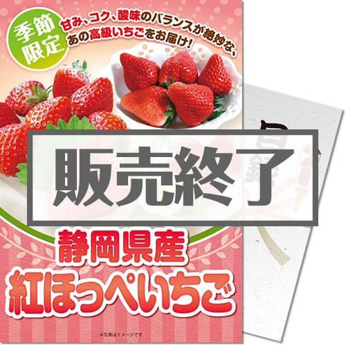 ＜販売終了＞＜季節限定＞【パネもく！】静岡県産 紅ほっぺいちご　※販売期間：9/27 13時～11/10 13時