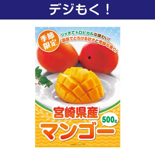 ＜2027年5月入荷予定＞＜季節限定＞【デジもく！】宮崎県産マンゴー500g（パネル・目録無し）※販売期間：1/19 10時～5/12 10時