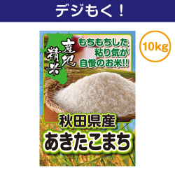 【デジもく！】秋田県産あきたこまち10kg （パネル・目録無し）