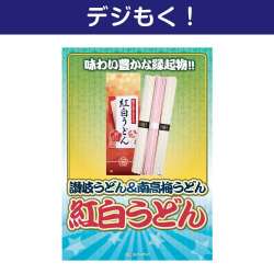 【デジもく！】紅白うどん（パネル・目録無し）