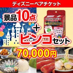 【ビンゴゲーム付き】ディズニーペアチケット10点セット