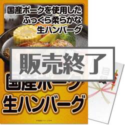 ＜販売終了＞【パネもく！】国産ポーク生ハンバーグ（A3パネル付）[当日出荷可]
