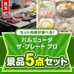 ＜内容が選べるまとめ買い景品5点セット＞目玉：バルミューダ ザ・プレート プロ