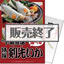 ＜販売終了＞【パネもく！】下関直送　特撰！剣先いか（A4パネル付）[当日出荷可]