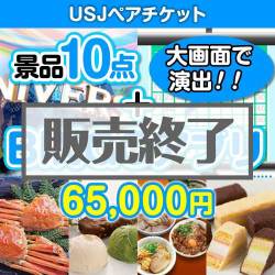 ＜販売終了＞【景品&BINGOアプリまとめ買い景品セット：当選者10名様向け】USJチケット 10点セット [送料無料・全品目録パネル付・当日出荷可]★