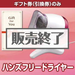 ＜販売終了＞【ギフト券】ハンズフリードライヤー[当日出荷可]