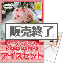 ハーゲンダッツ＆KAMANARIYAアイスセット