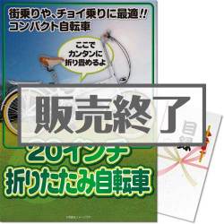 ＜販売終了＞【パネもく！】20インチ折りたたみ自転車（A3パネル付）[当日出荷可]