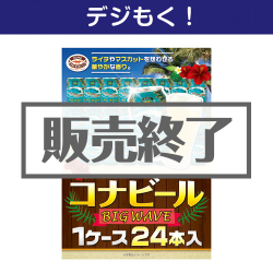 ＜販売終了＞【デジもく！】コナビールBIGWAVE 1ケース24本入り（パネル・目録無し）