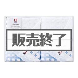 ＜販売終了＞今治タオル＜蒼海＞フェイスタオル2P【現物】