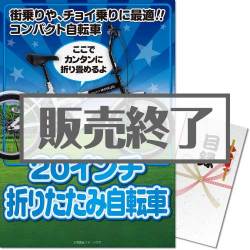 ＜販売終了＞【パネもく！】20インチ折りたたみ自転車（A3パネル付）[当日出荷可]