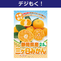 ＜2026年7月入荷予定＞＜季節限定＞【デジもく！】静岡県産 三ケ日みかん2.5kg（パネル・目録無し）　※販売期間：7/1 10時～10/14 10時