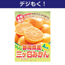 ＜2026年7月入荷予定＞＜季節限定＞【デジもく！】静岡県産 三ケ日みかん4kg（パネル・目録無し）　※販売期間：7/1 10時～10/14 10時