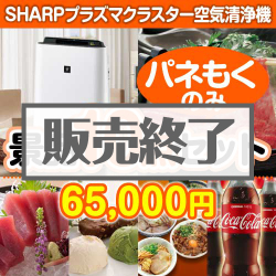 ＜販売終了＞【楽々まとめ買い景品セット：当選者10名様向け】SHARPプラズマクラスター空気清浄機 10点セット