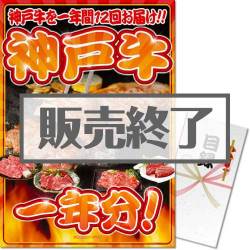 ＜販売終了＞【パネもく！】お肉一年分　神戸牛コース（A3パネル付）[当日出荷可]