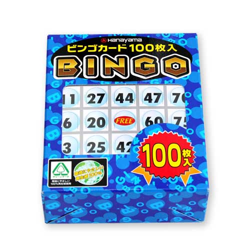 ビンゴカード100枚入り 4個セット-景品パーク