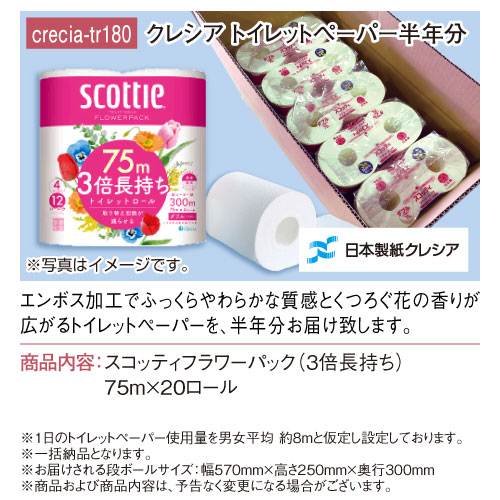 パネもく！】クレシア トイレットペーパー半年分-景品パーク