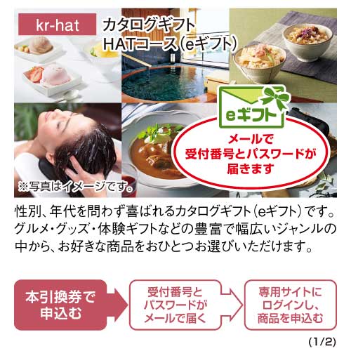 パネもく！】カタログギフト HATコース（eギフト） - 景品パーク