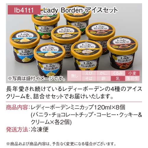 パネもく！】Lady Borden アイスセット-景品パーク