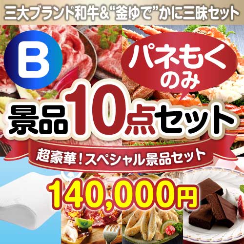 全てパネもく！超豪華スペシャル景品10点セットBコース[送料無料