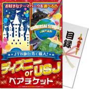 【パネもく！】JTB旅行券で購入！ディズニー or USJ ペアチケット