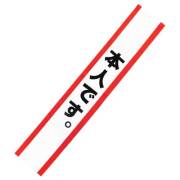 ＜在庫かぎり＞たすき（本人です。）【現物】