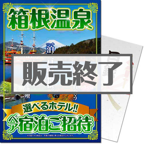 ＜販売終了＞【パネもく！】選べる箱根温泉一泊宿泊2名様ご招待（A4パネル付）