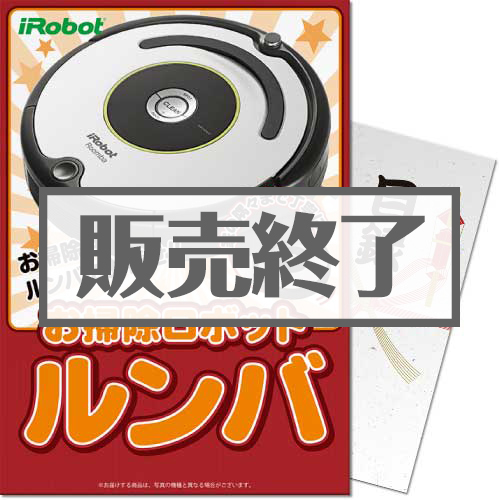 ＜販売終了＞【パネもく！】ロボット掃除機ルンバ（A4パネル付）