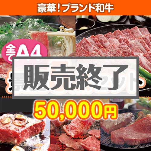 ＜販売終了＞【楽々まとめ買い景品セット：当選者5名様向け】ブランド和牛 5点セット