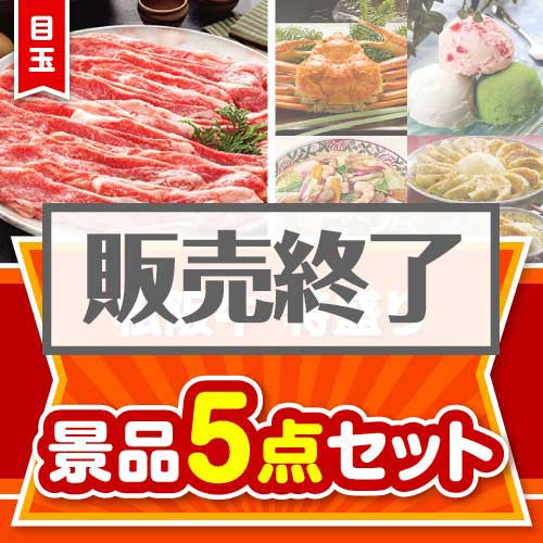 ＜販売終了＞【楽々まとめ買い景品セット：当選者5名様向け】松阪牛特盛り 5点セット