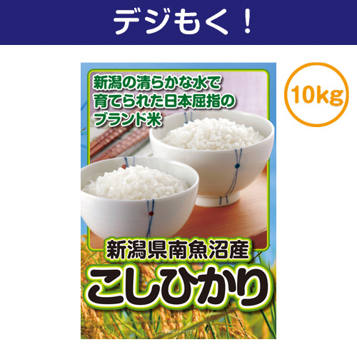 【デジもく！】新潟県南魚沼産こしひかり10kg（パネル・目録無し）