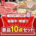 【ビンゴゲーム付き】松阪牛特盛り10点セット