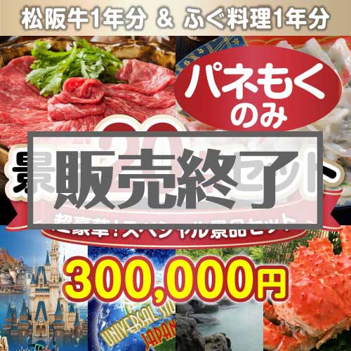＜販売終了＞【楽々まとめ買い景品セット：当選者20名様向け】全てパネもく！超豪華スペシャル景品20点セット [送料無料・全品目録パネル付・当日出荷可]