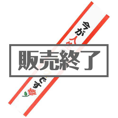 ＜販売終了＞たすき（今が人生のピークです）【現物】