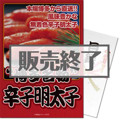 ＜販売終了＞【パネもく！】博多名物 辛子明太子（A3パネル付）[当日出荷可]