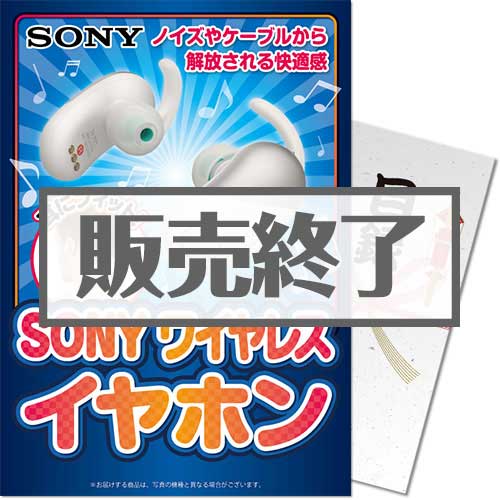 ＜販売終了＞【パネもく！】SONY ワイヤレスイヤホン（A4パネル付）[当日出荷可]
