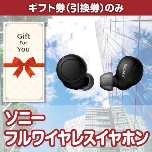 【ギフト券】ソニーフルワイヤレスイヤホン（目録のみ）
