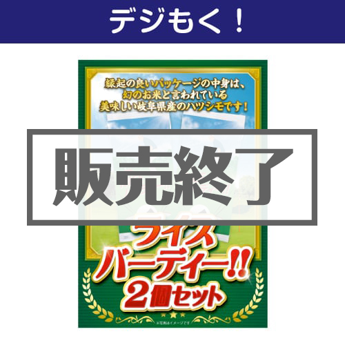 ＜販売終了＞【デジもく！】ライスバーディー！！2個セット（パネル・目録無し）