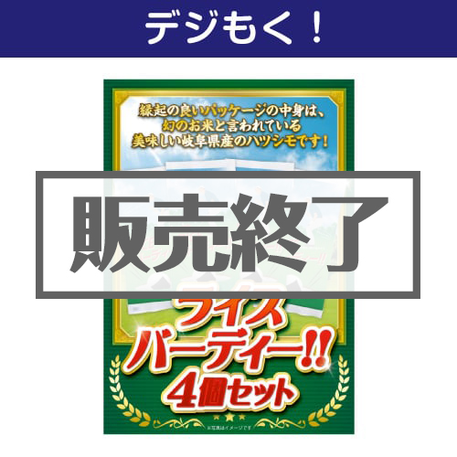 ＜販売終了＞【デジもく！】ライスバーディー！！4個セット（パネル・目録無し）