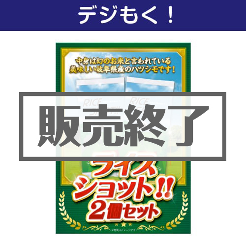 ＜販売終了＞【デジもく！】ライスショット！！2個セット（パネル・目録無し）
