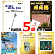 ビンゴ・イベントの景品はお任せ！ ダイソンクリーナー＆イベリコ豚＆ブルーシール他豪華5点セット 【景品パネル＆引換券付き目録】15134