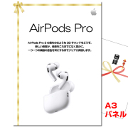 ビンゴ・イベントの景品はお任せ！ AirPods Pro　【A3景品パネル＆引換券付き目録】（podp265）
