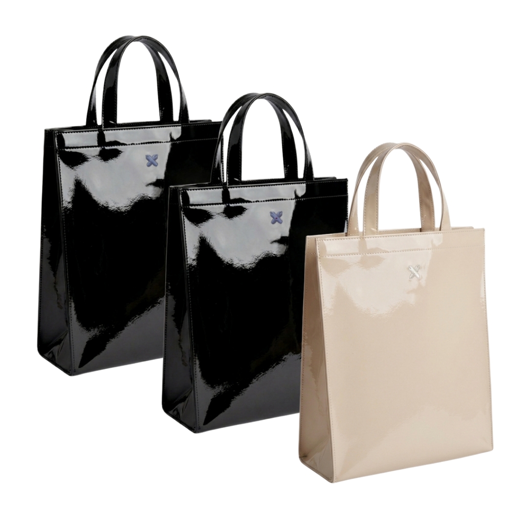 エナメルトートバッグ