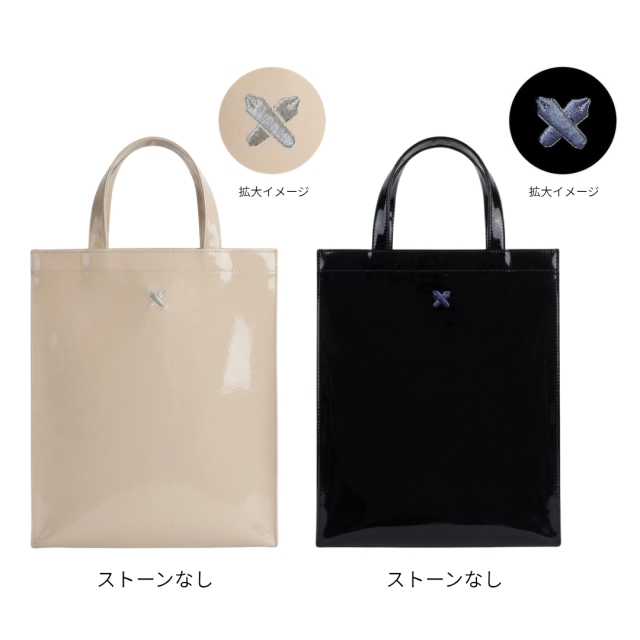 エナメルトートバッグ