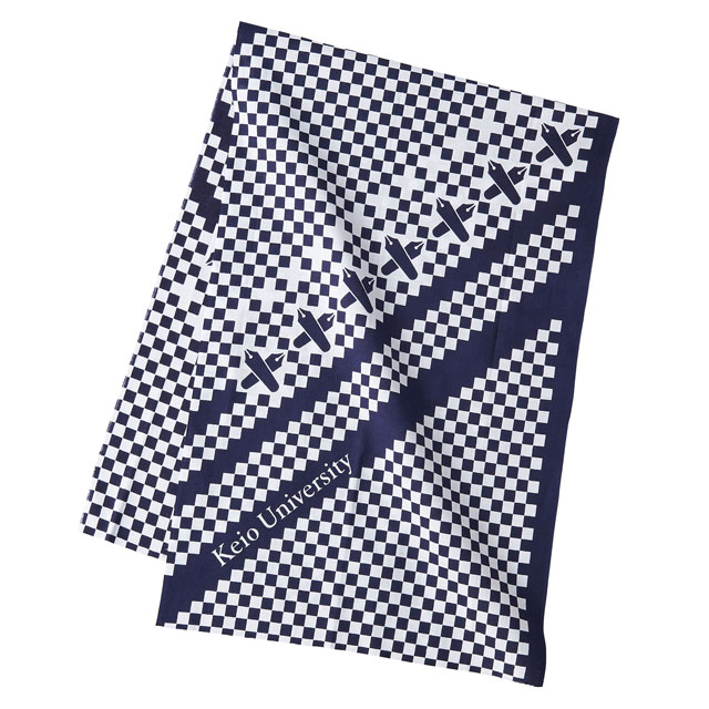 三田染め手ぬぐい（市松模様）