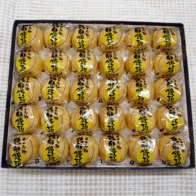 鶏卵饅頭～益田の土産と言えばこの饅頭