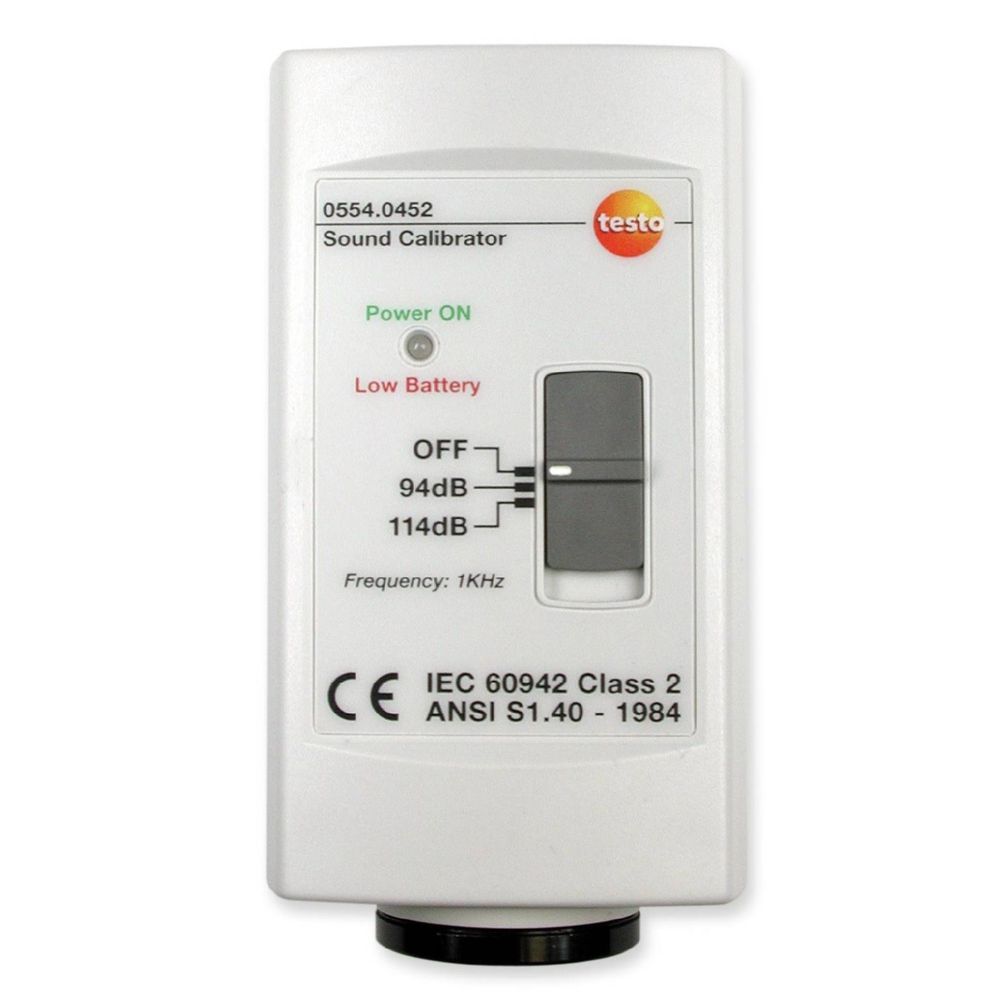 testo 騒音計外部校正器 [0554 0452]